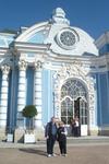 My husband and I at Catherine Palace in St Petersburg, Russia.