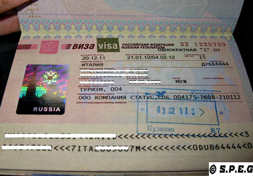 requirements for visit visa in russia